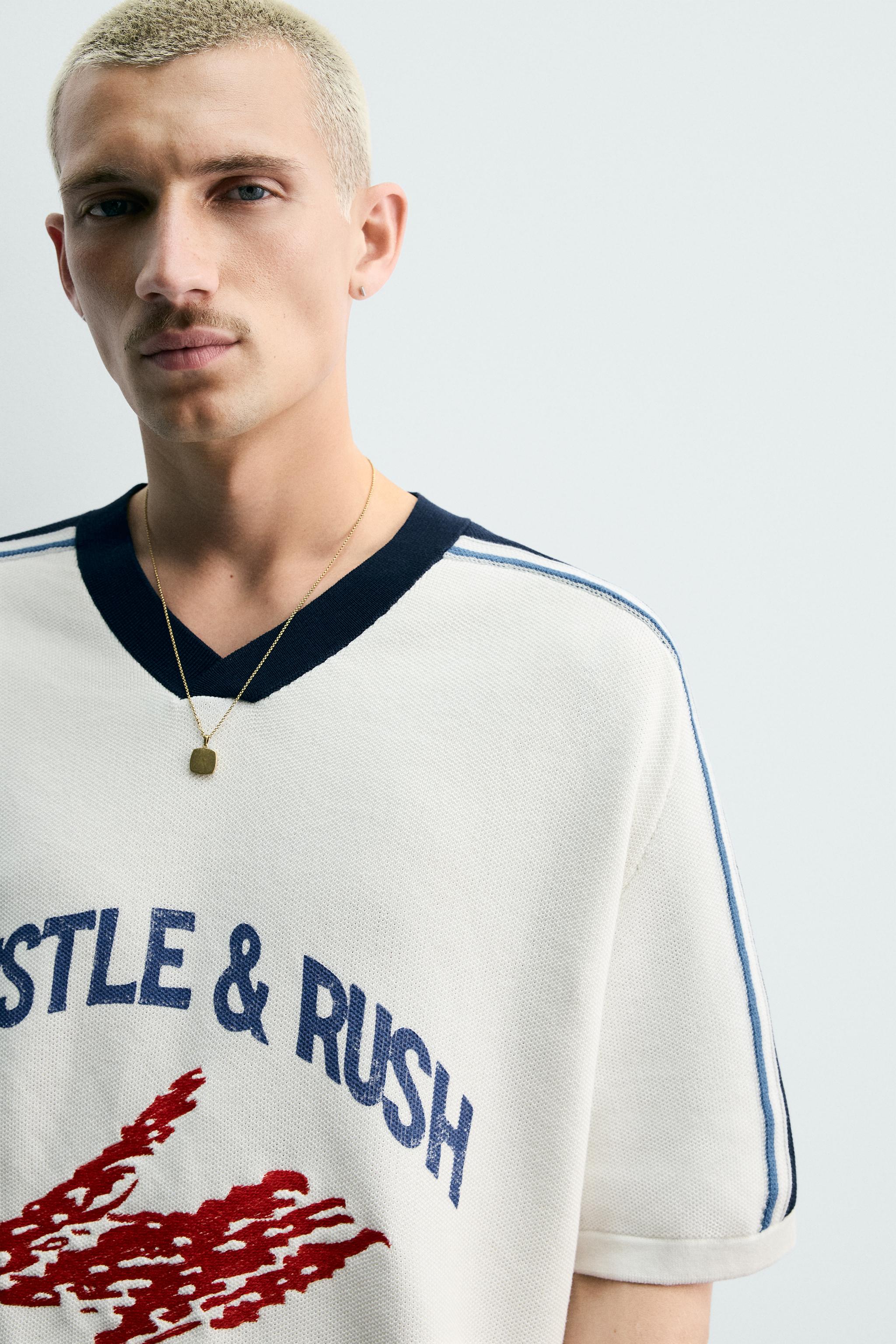 RETRO STRIPE KNIT T-SHIRT